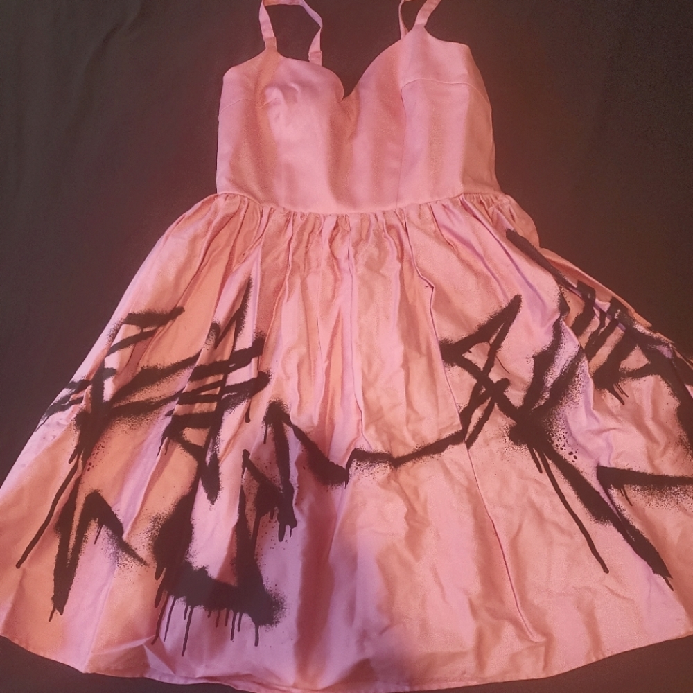 Cat scratch dress. Vixen by Micheline Pitt 2xl